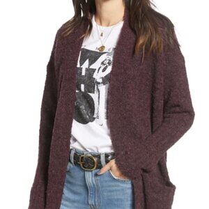 Treasure Bond Cardigan New BNWT cozy dark purple
